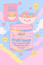 Charger l'image dans la galerie, Beurre Corporel Fouetté 4oz - Fruit Loops
