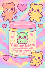 Charger l'image dans la galerie, Beurre Corporel Fouetté 4oz - Yummy Bears