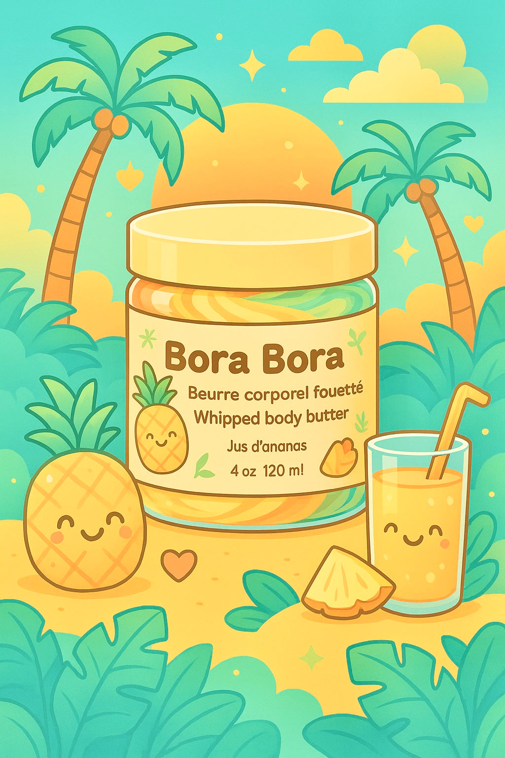 Beurre Corporel Fouetté 4oz - Bora Bora