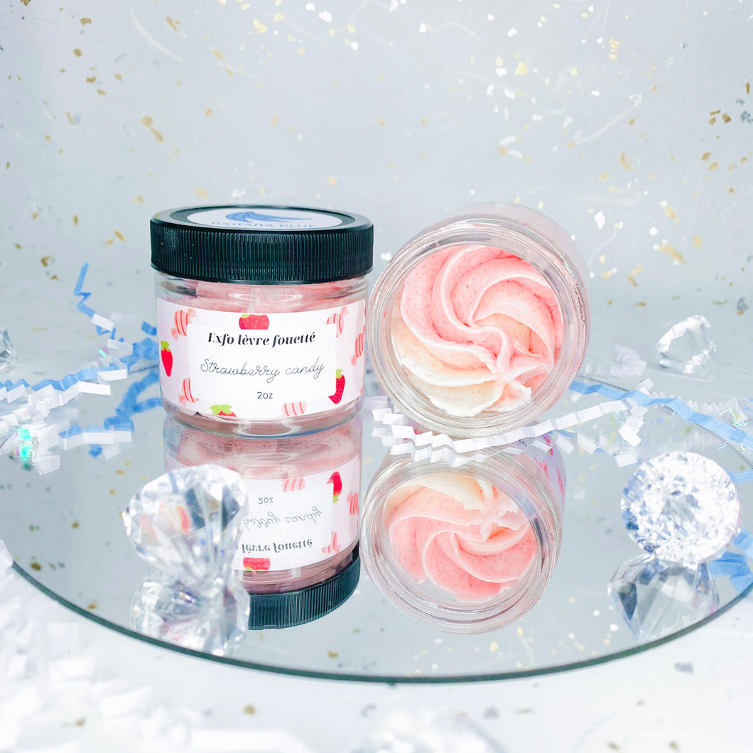 Whipped lip exfoliator - Strawberry candy
